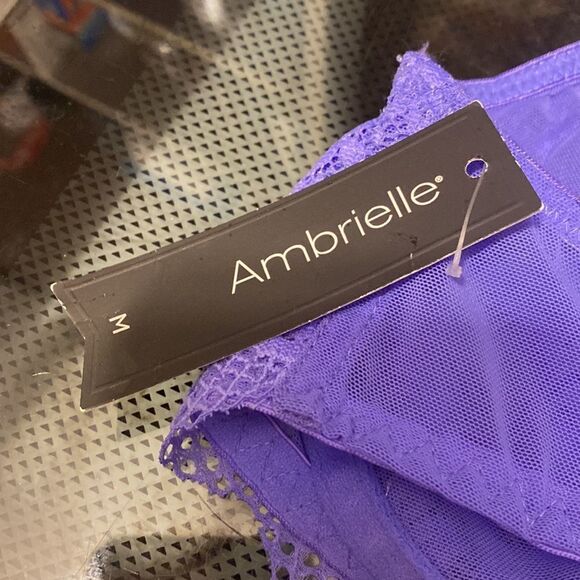 Ambrielle M/6 Britllnt Perriwinkl Lace Bra - Picture 3 of 6